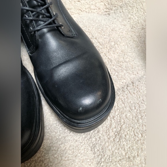 Vagabond Tara genuine leather lace up chunky platform wedge boots 🖤 US 8 - 8.5 - Picture 14 of 16